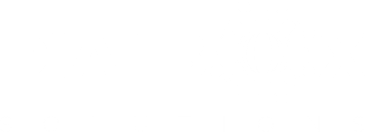 Dialbox Logo White